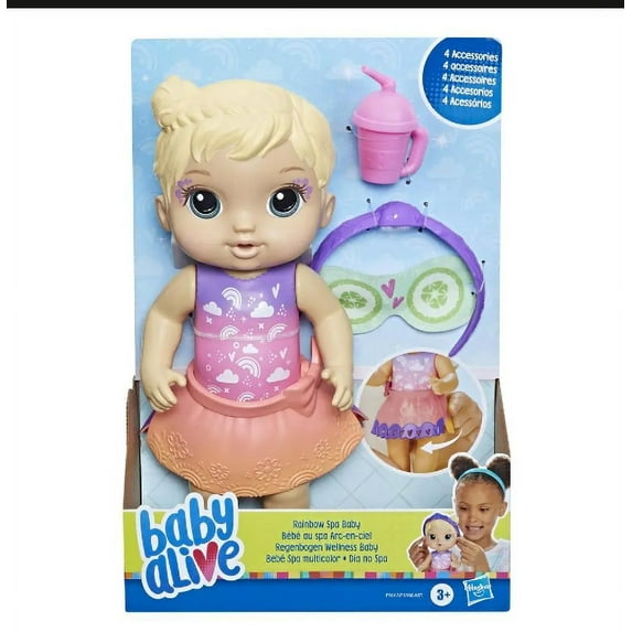 Baby Alive Collectible Kids Doll, Plastic Rubber Pink, 10"
