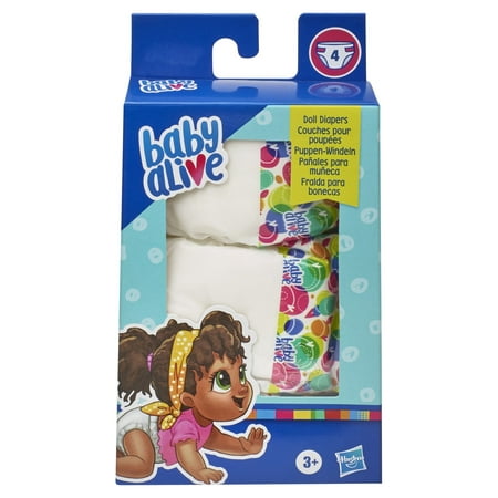 Baby Alive: Doll Diaper Accessories, 4 Count