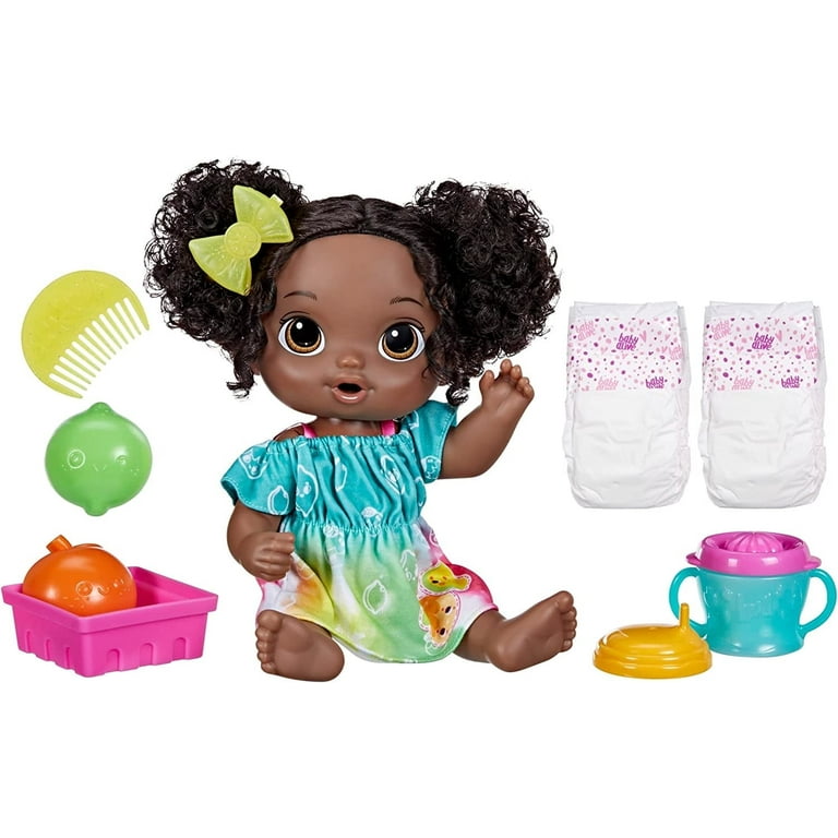 Baby Alive Fruity Sips Doll, 12-inch, Drinks Wets, Pretend