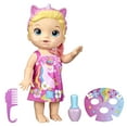 thumbnail image 1 of Baby Alive Glam Spa Baby Doll, Unicorn, Color Reveal Nails and Makeup, Kids 3 and Up, Blonde Hair, 1 of 9