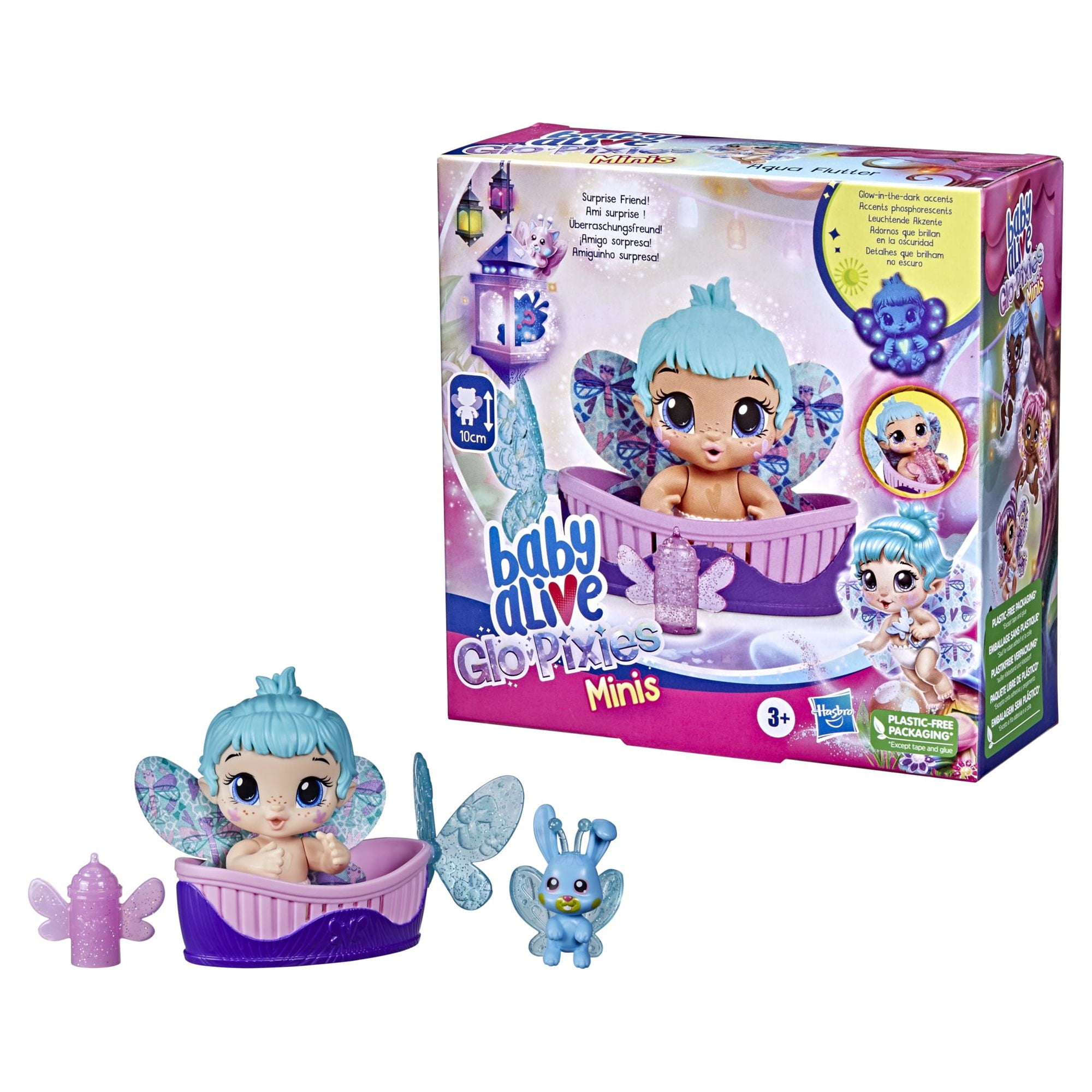 Baby Alive GloPixies Minis Doll Aqua Flutter Bangladesh Ubuy