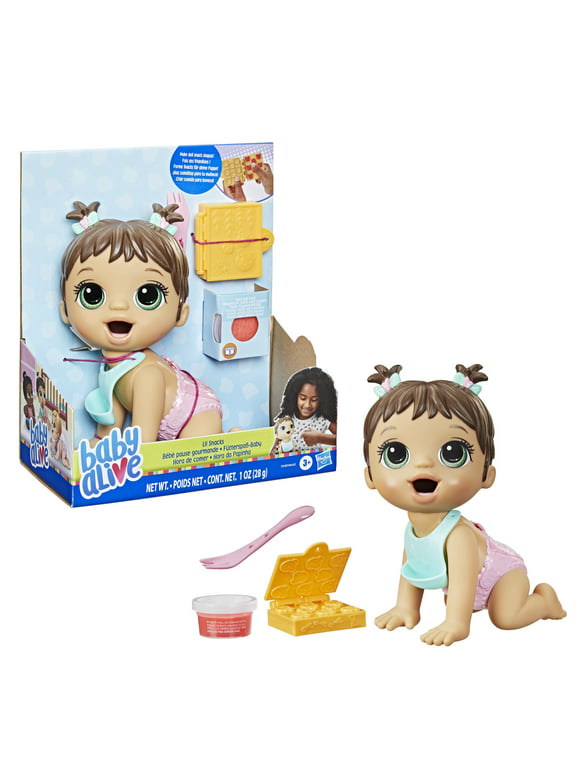 Baby Alive: Lil Snacks Doll Accessories, 4 Count, Toys for Kids, Age 3+