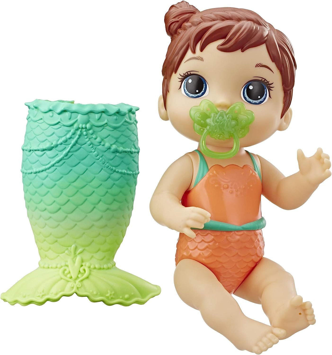 Baby Alive Lil Splashes Brunette Mermaid Doll - image 1 of 3