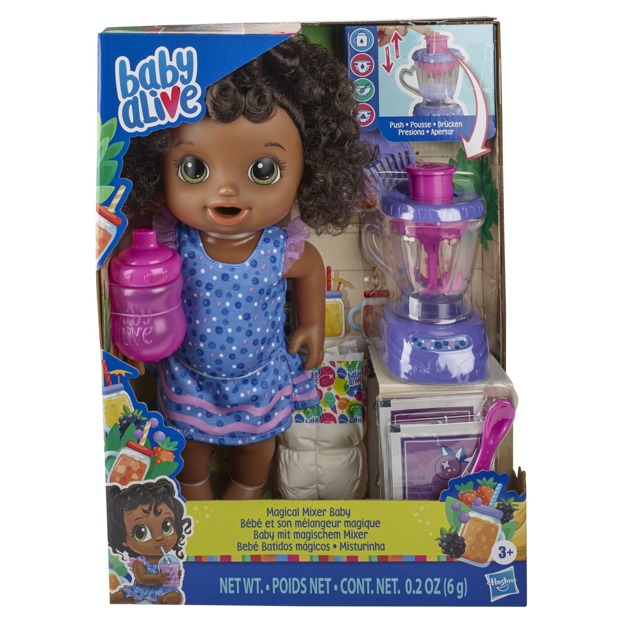 Baby Alive Glam Spa Baby Doll, Unicorn, Color Reveal Nails and Makeup,  12.8-Inch Waterplay Toy, Kids 3 and Up, Blonde Hair - Baby Alive