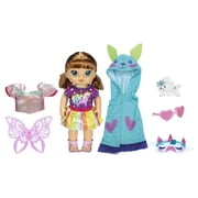 Baby Alive Magical Styles Baby 12 Inch Doll Blonde Hair, with 9 Dress Up Accessories, Only At Walmart