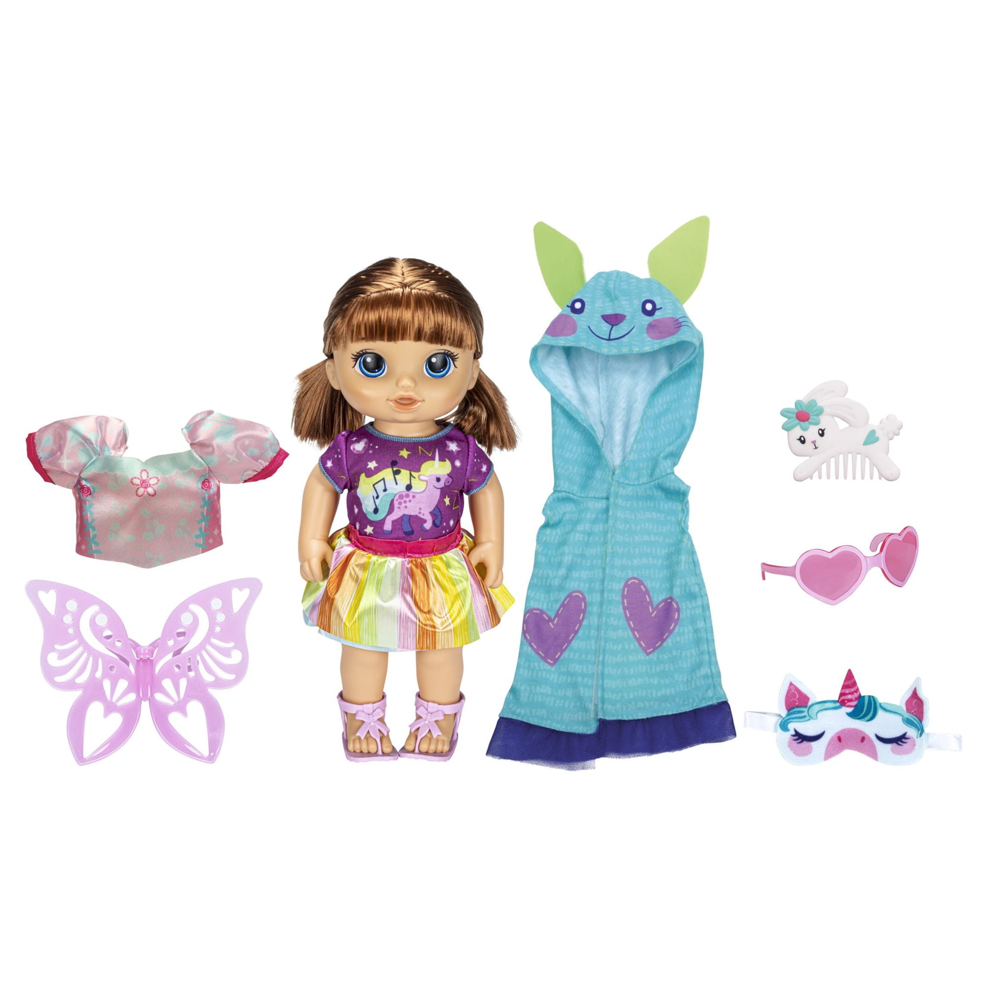 Baby Alive Magical Styles Princess Unicorn Doll, 12-Inch,