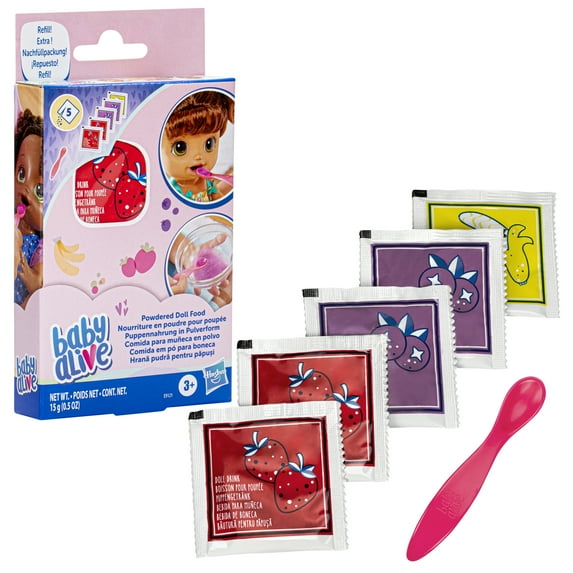 Baby Alive Powdered Doll Food, Baby Doll Accessories
