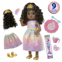 Baby Alive: Princess Ellie Grows Up! 15-Inch Doll Black Hair, Brown Eyes Kids Toy for Boys and Girls