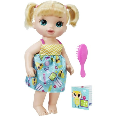 Baby Alive Ready for School Baby Doll, Blonde Hair