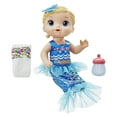thumbnail image 1 of Baby Alive: Shimmer 'n Splash Mermaid 13-Inch Doll Blonde Hair, Blue Eyes Kids Toy for Boys and Girls, 1 of 12