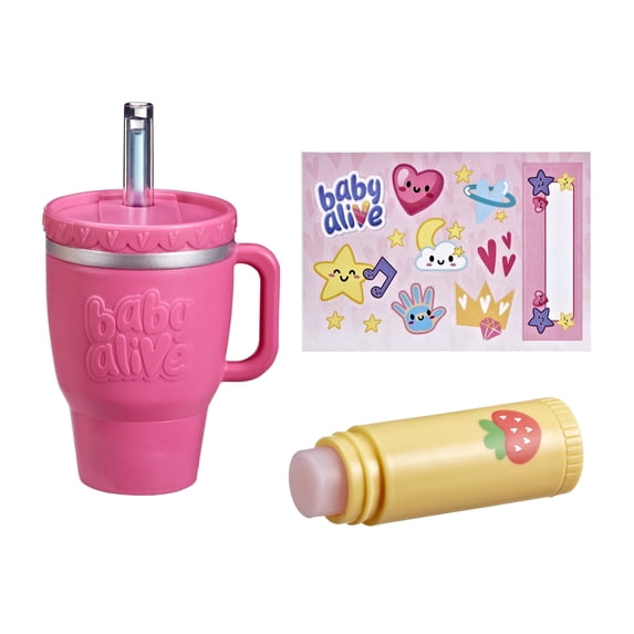 Baby Alive Sip 'n Go Accessory Set, Toy Baby Doll Accessories for Girls & Boys 3+
