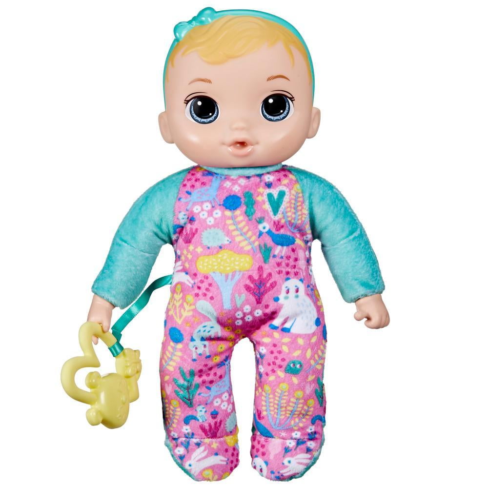 Baby Alive Soft n Cute Doll, Blonde Hair, Soft First Baby Doll Toy, Kids 18 Months and Up