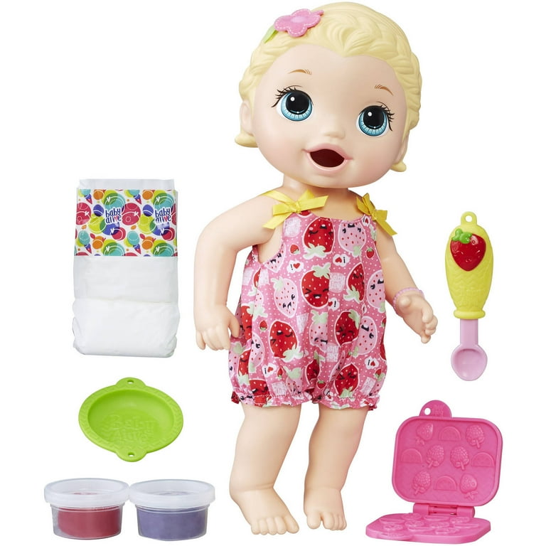 Baby Alive Super Snacks Snackin Lily Blonde Hair Walmart