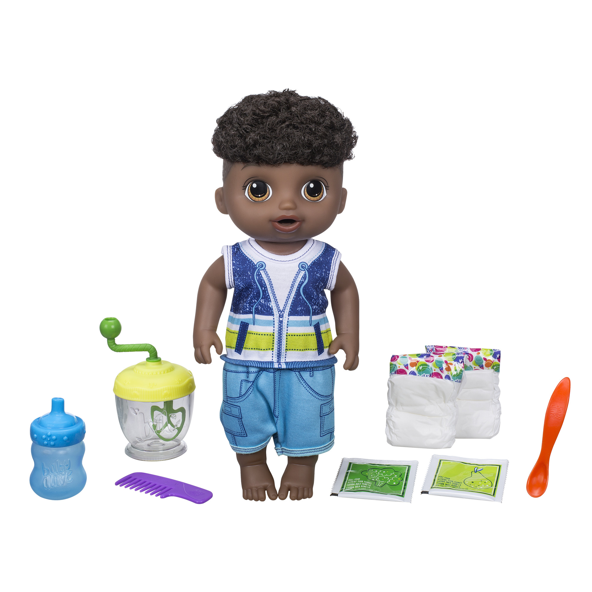 Baby Alive Sweet Spoonfuls Baby Doll Boy Black Hair Walmart Baby Alive Sweet Spoonfuls Baby Doll Boy Black Hair Walmart
