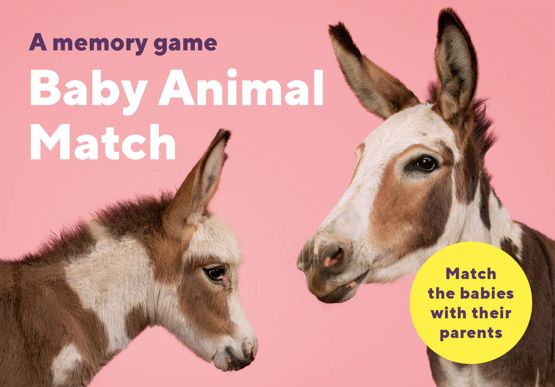 Baby Animal Match : A Matching Memory Game (Cards) - Walmart.com