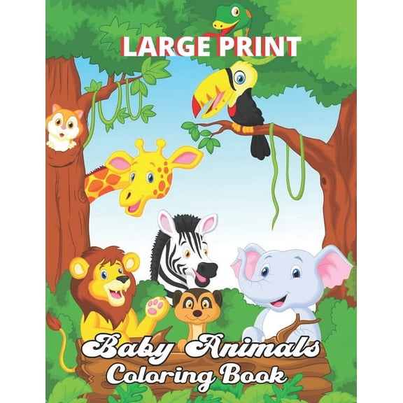Baby Animals Coloring Book: Cute Animals And Creative Activity Color By Number Coloring Book for Kids(Coloring Book)