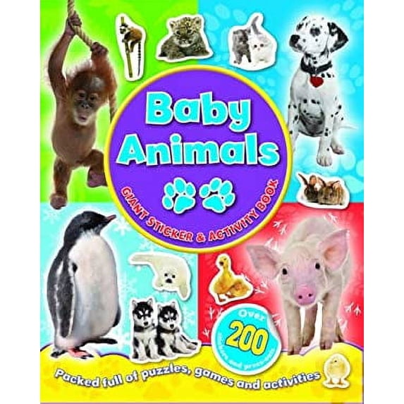 Pre-Owned Baby Animals (Giant Sticker) 9781848529892 Used