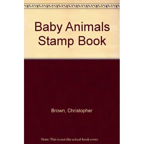 Pre-Owned Baby Animals Stamp Book Paperback
