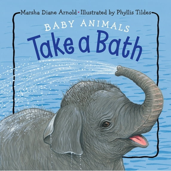 Baby Animals Take a Bath (Board book)