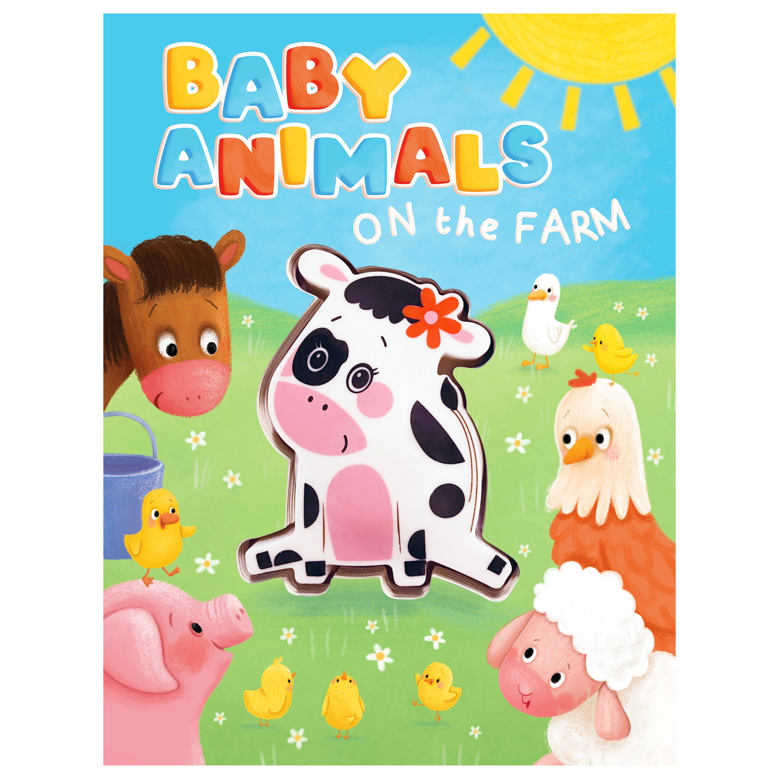 Baby Animals on the Farm - Childrens Board Book - Touch and Squeak ...