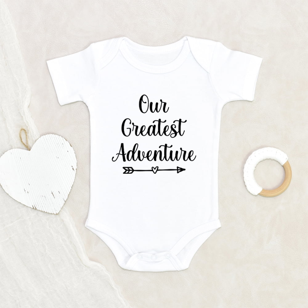 Baby Announcement Clothes - Our Greatest Adventure Baby Clothes ...