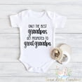 thumbnail image 1 of Baby Announcement To Great Grandpa First Great Grandchild Pregnancy Announcement Cute Grandchild Grandbaby Reveal, Great Grandparents Cute Baby Onesie, BABY BODYSUIT LAT 4424, 1 of 3