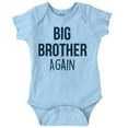 thumbnail image 1 of Baby Announcement Oldest Big Brother Bodysuit Jumper Boys Infant Baby Brisco Brands 12M, 1 of 6