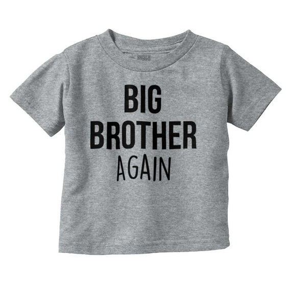 Baby Announcement Oldest Big Brother Youth T Shirt Tee Boys Infant Toddler Brisco Brands 24M