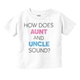 thumbnail image 1 of Baby Announcement Surprise Aunt Uncle Toddler Boy Girl T Shirt Infant Toddler Brisco Brands 18M, 1 of 6
