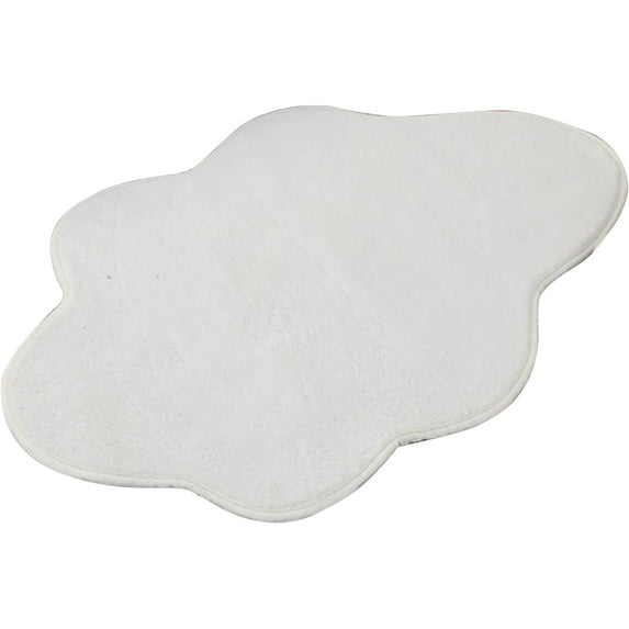 Baby Area Rug Bedroom Decor : Cloud-Shaped Rugs for Bedroom,Extra Large Baby Area Rugs 24×35 in,Nursery Rug with Non-Slip Backing,Soft Fluffy Rug for Playroom and Nursery,Cute Kids Rug