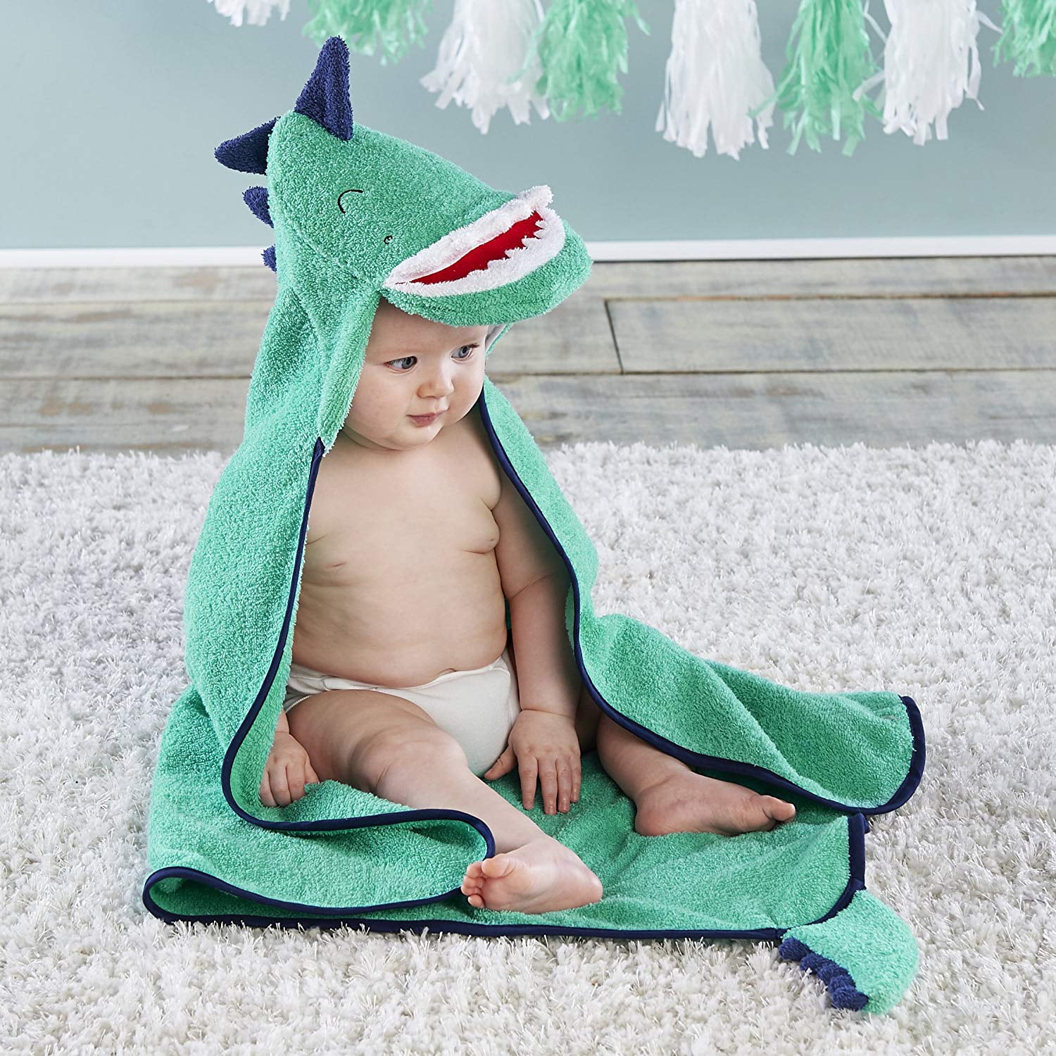 Baby aspen hooded best sale towel