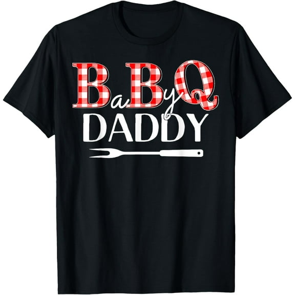 Baby BBQ Shower Daddy Birthday Party Matching Family T-Shirt