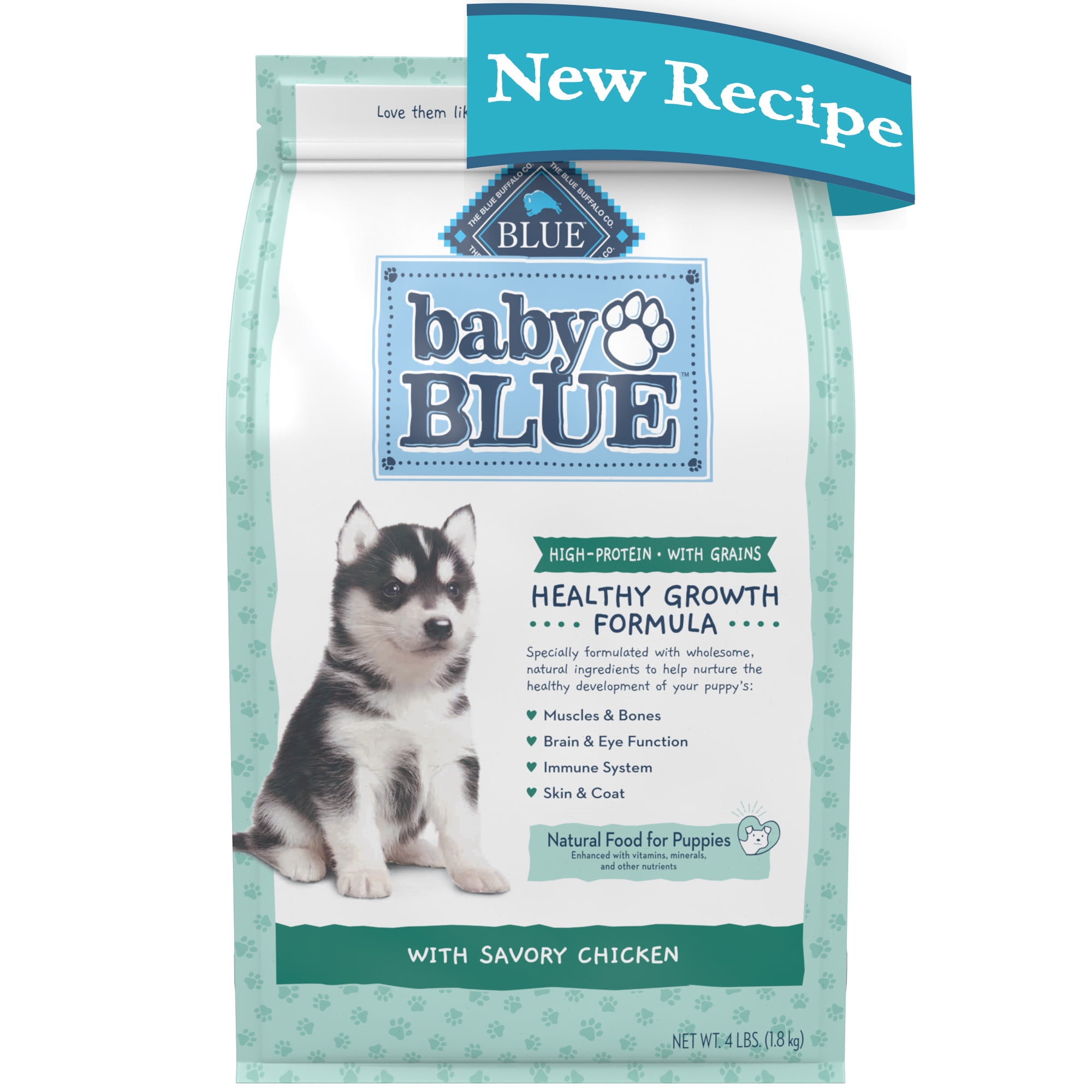 Blue Buffalo Baby BLUE Healthy Growth Puppy Dry Food, HighProtein