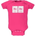 thumbnail image 1 of Baby - BaBe Periodic Elements Hot Pink Soft Baby One Piece - 9-12 months, 1 of 1