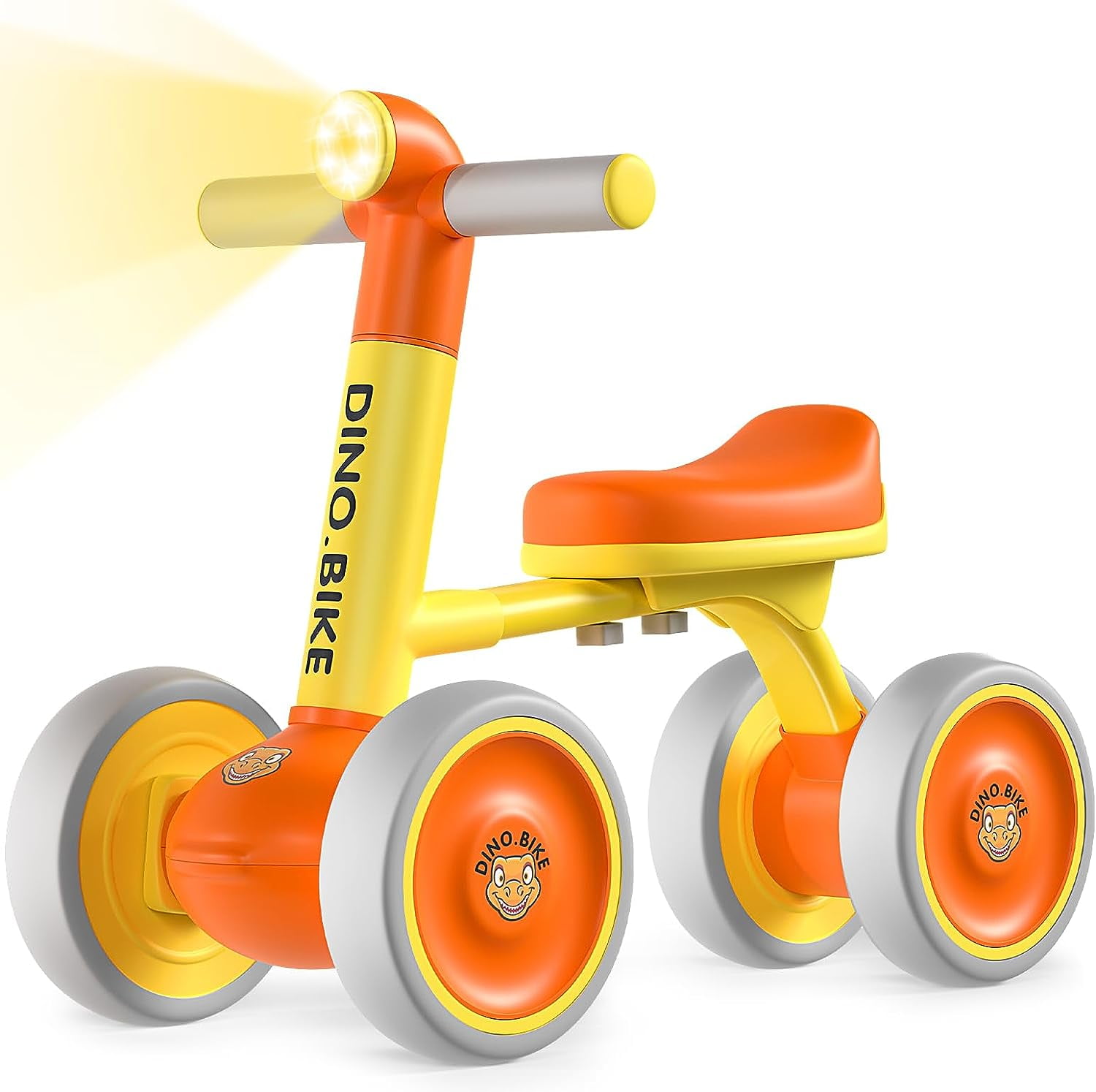 Baby Balance Bike for 1 Years Old, 4 Wheels 1224 Months Toddler Bike