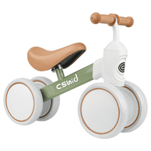 Baby Balance Bike with Adjustable Seat, Toddler Balance Bike for 1 Year Old Boy Gifts, 12-24 Month Toddler Bicycle, No Pedal 4 Silence Wheels & Soft Seat, First Birthday Gift