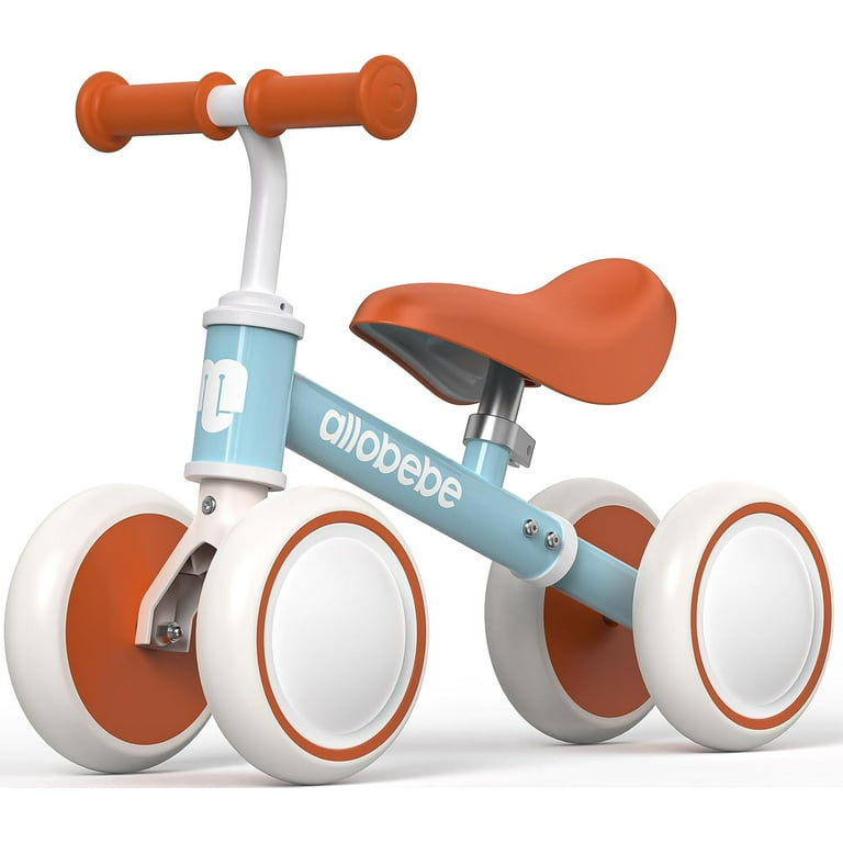 Baby Balance Bike Cute Toddler Bikes 12 36 Months Gifts for 1 Year Old Girl Bike to Train Baby from Standing to Running with Adjustable Seat Silent Soft 3 Wheels Walmart