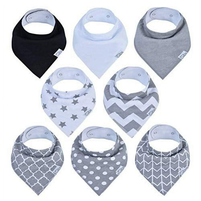 Adult Drool Waterproof Bandana Bibs Comfy Cubs Snap Infant