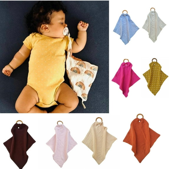 Baby Bandana Drool Bibs and Teething Toys Made with 100% Organic Cotton, Absorbent and Soft Unisex