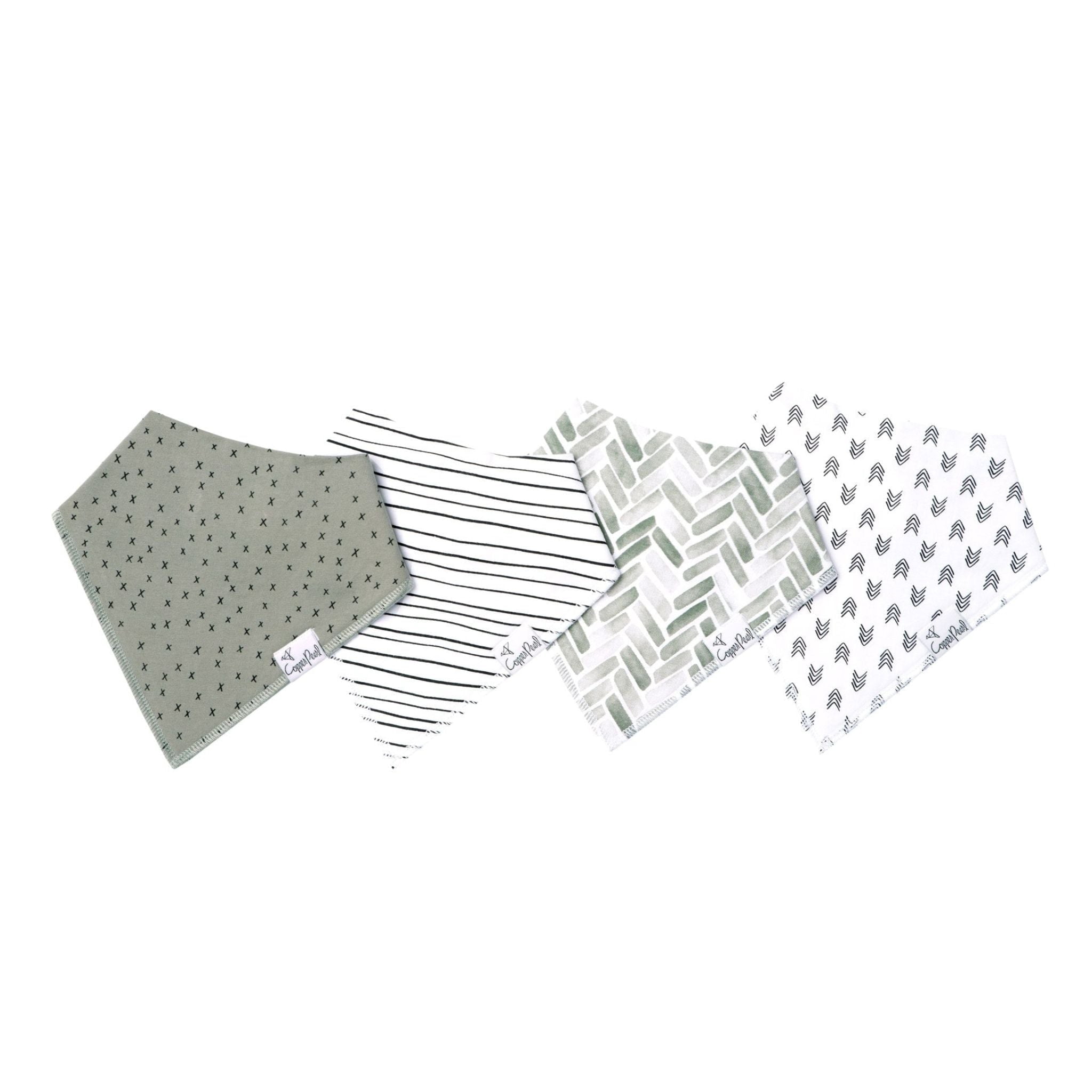 Copper Pearl Bandana Bibs- Alta