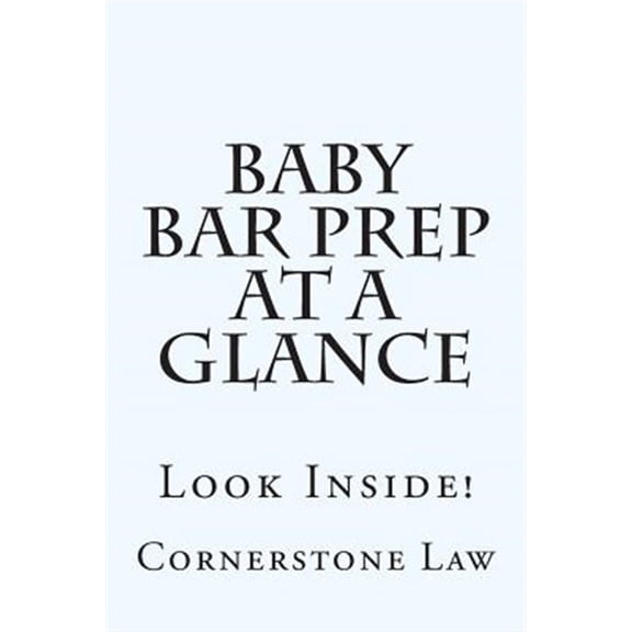 Baby Bar Prep at a Glance: Look Inside!