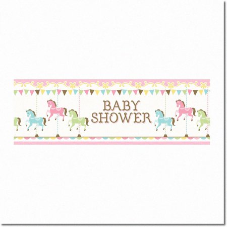Baby Bash Banner: The Ultimate 20x60 Multicolor Party Decoration for Your Baby Shower Celebration!