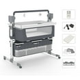 thumbnail image 1 of Baby Bassinet, Newborn Bedside Sleeper, Rocking Crib, Folding Portable SteAnny Infant Cradle, 1 of 13