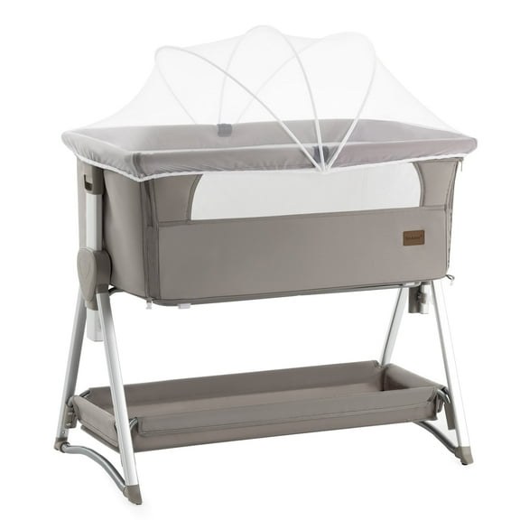 Baby Bassinet,SteAnny Bedside Sleeper for Baby,Rocking Cribs,Newborn Infant Sleeping Co-Sleeper for 0-6M Unisex