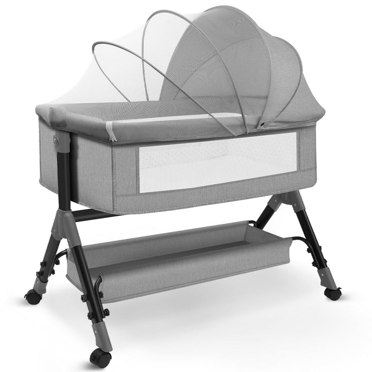 Amazon.com : 3 in 1 Baby Crib, Bassinet Bedside Crib