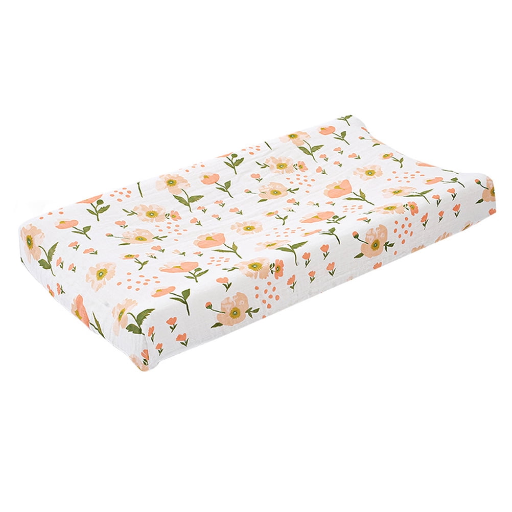 Baby Mattress Protector Doll Crib Cover Printing Bed Pink