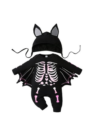  Eoailr Baby Halloween Outfit Infant Boys Girls My First  Halloween Romper and Hat Cosplay Costume (Black, 0-3 Months) : Sports &  Outdoors
