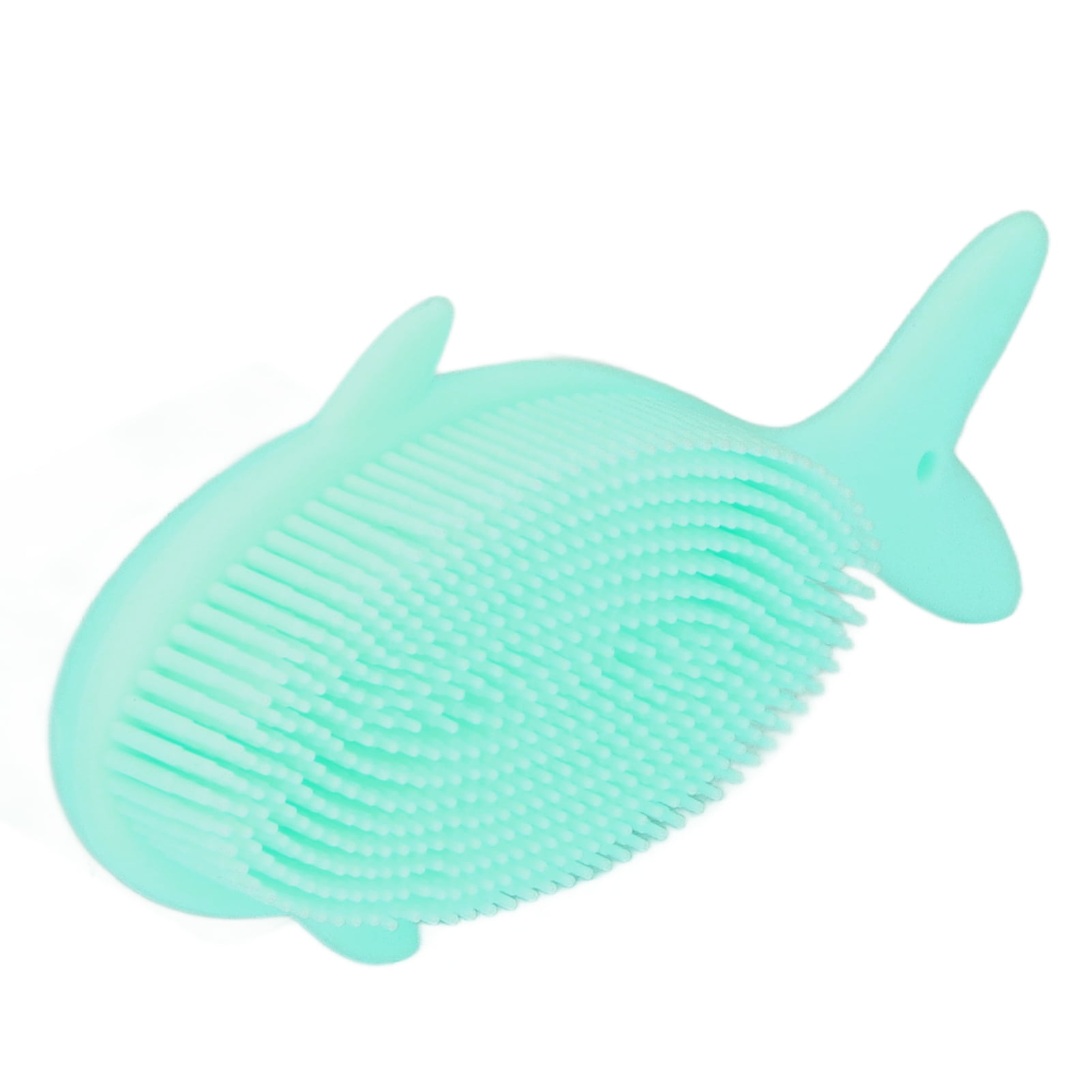 Baby Bath Brush Cartoon Whale Shape Silicone Soft Hair Baby Bath ...