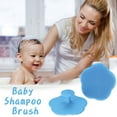 thumbnail image 1 of Baby Bath Brush, Scalp Massager Shampoo Brush， Baby Scalp Brush Soft Sensing Bath Brush Comfortable Newborn Scalp Bathing Tool， with Soft Silicone Bristles, 1 of 3