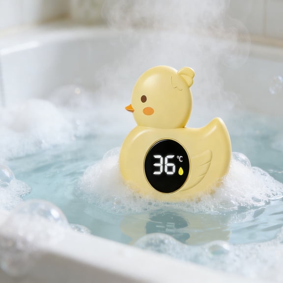 Baby Bath Cartoon Animal Design For Infants Digital Water Temperature Gauge For Bathtub And Pool Thermometer